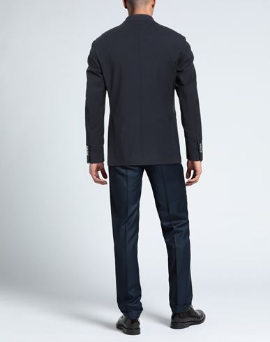 Man Blazer Midnight blue Size 44 Wool, Elastane