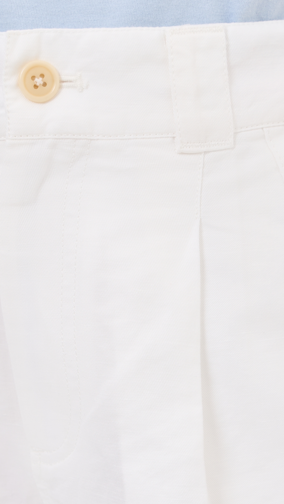 Lucie Linen Cotton Shorts White