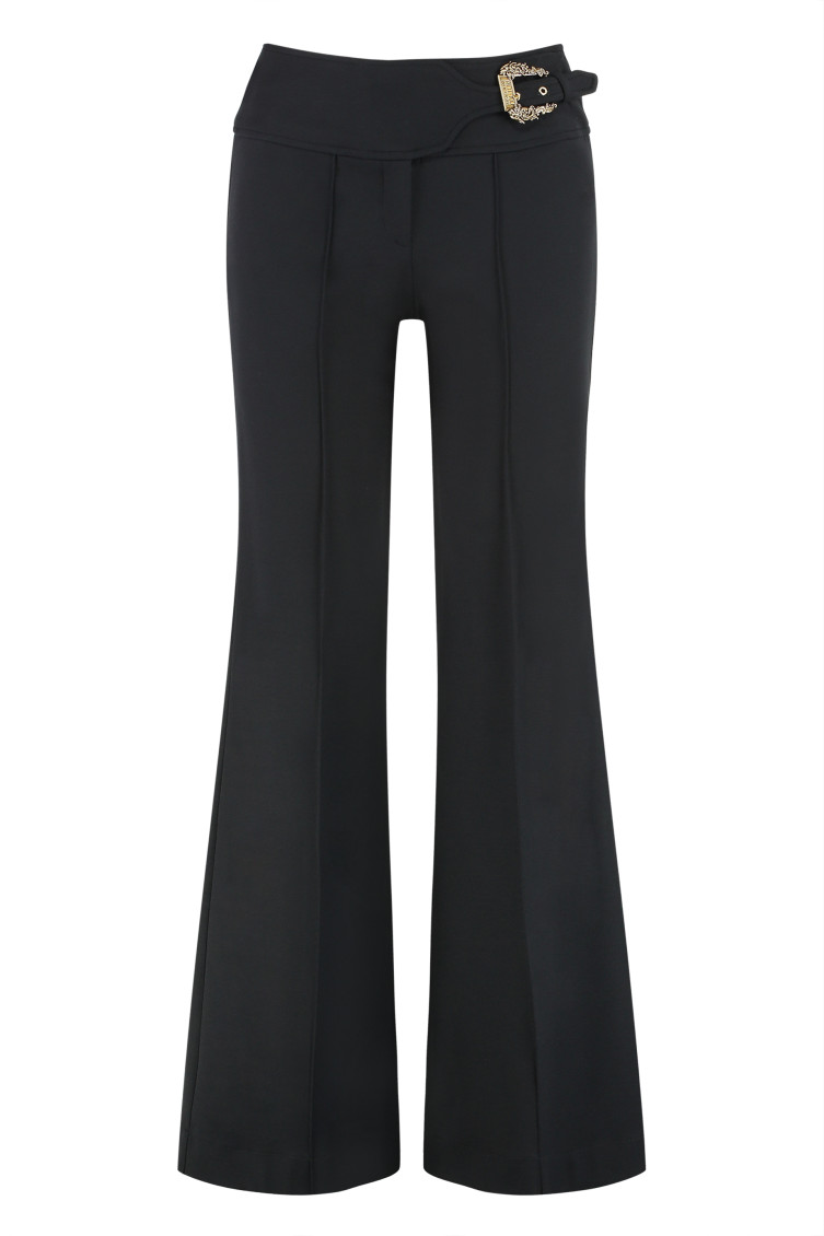 High-waist Wide-leg Trousers