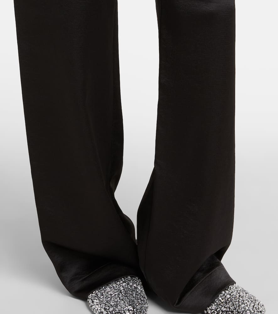 White Label Magnus crêpe wide-leg pants