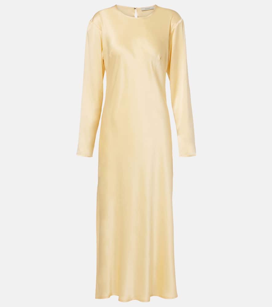 Salina silk charmeuse midi dress