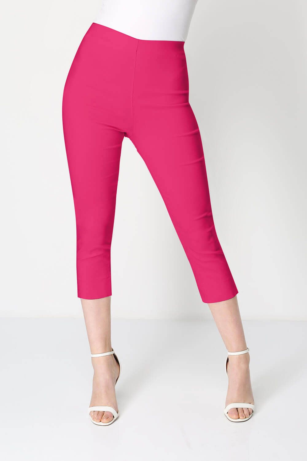 Cropped Stretch Trouser Capri Summer Leggings 3/4 Pedal Pushers