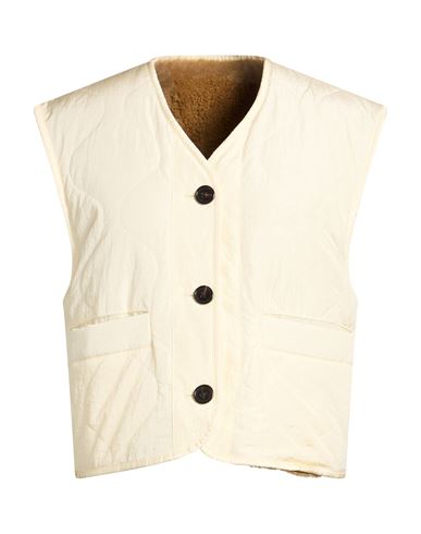 Woman Vest Ivory Size M Polyamide