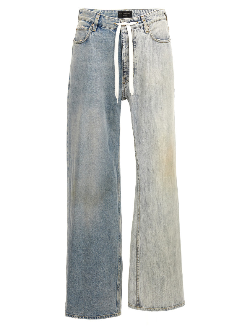 Two-tone Denim Fifty-fifty Jeans