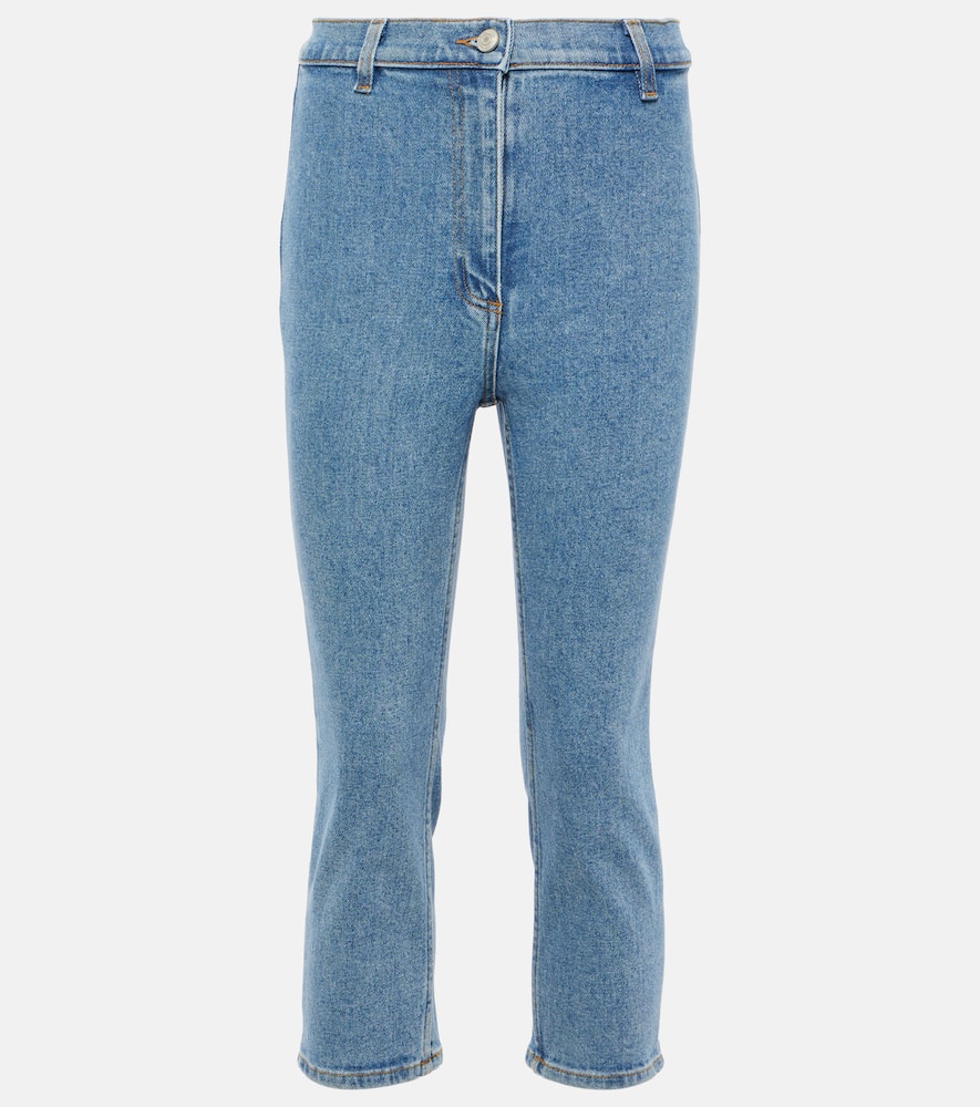 High-rise skinny jeans
