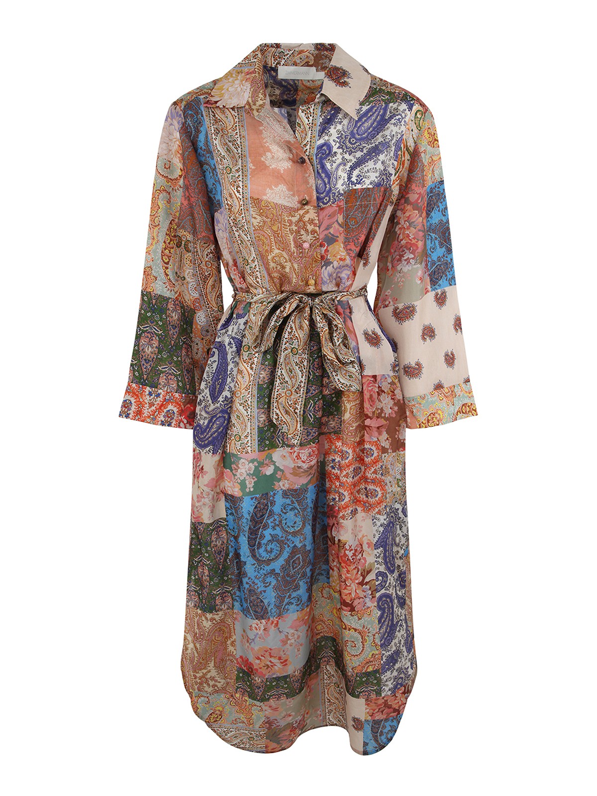 Devi midi shirt dress