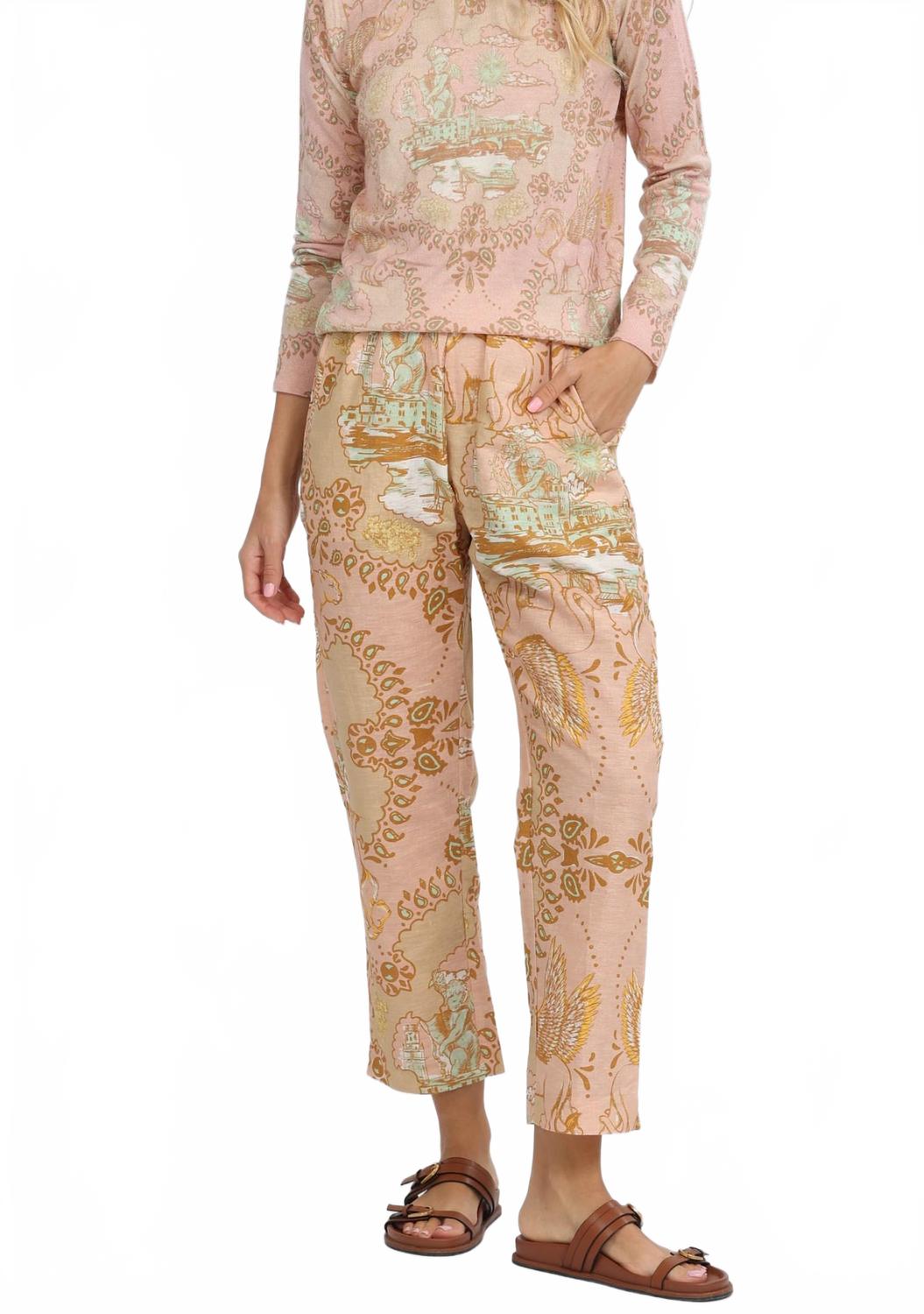 Italian Coast Pant In Rose Pink