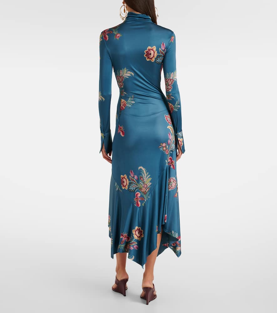 Printed midi dress