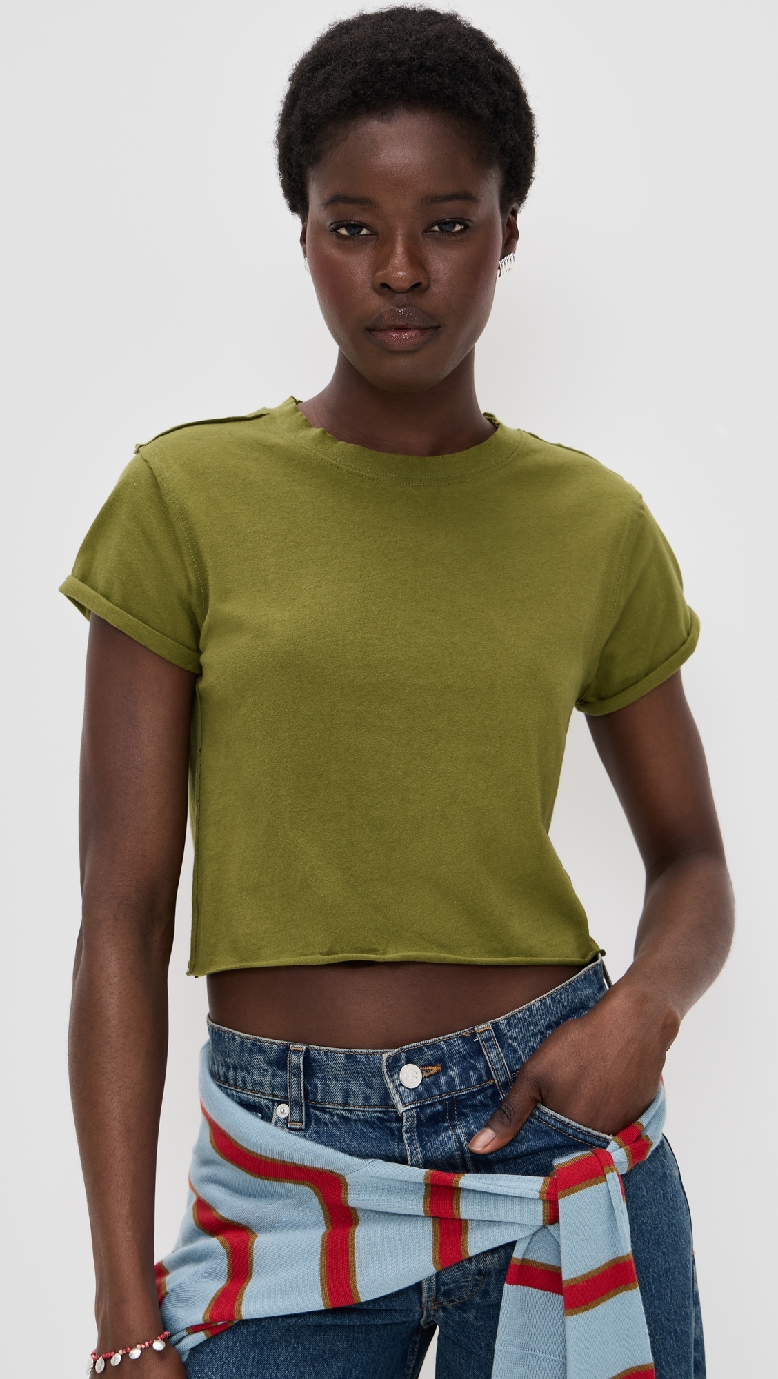 Free People The Perfect Tee Peat Moss
