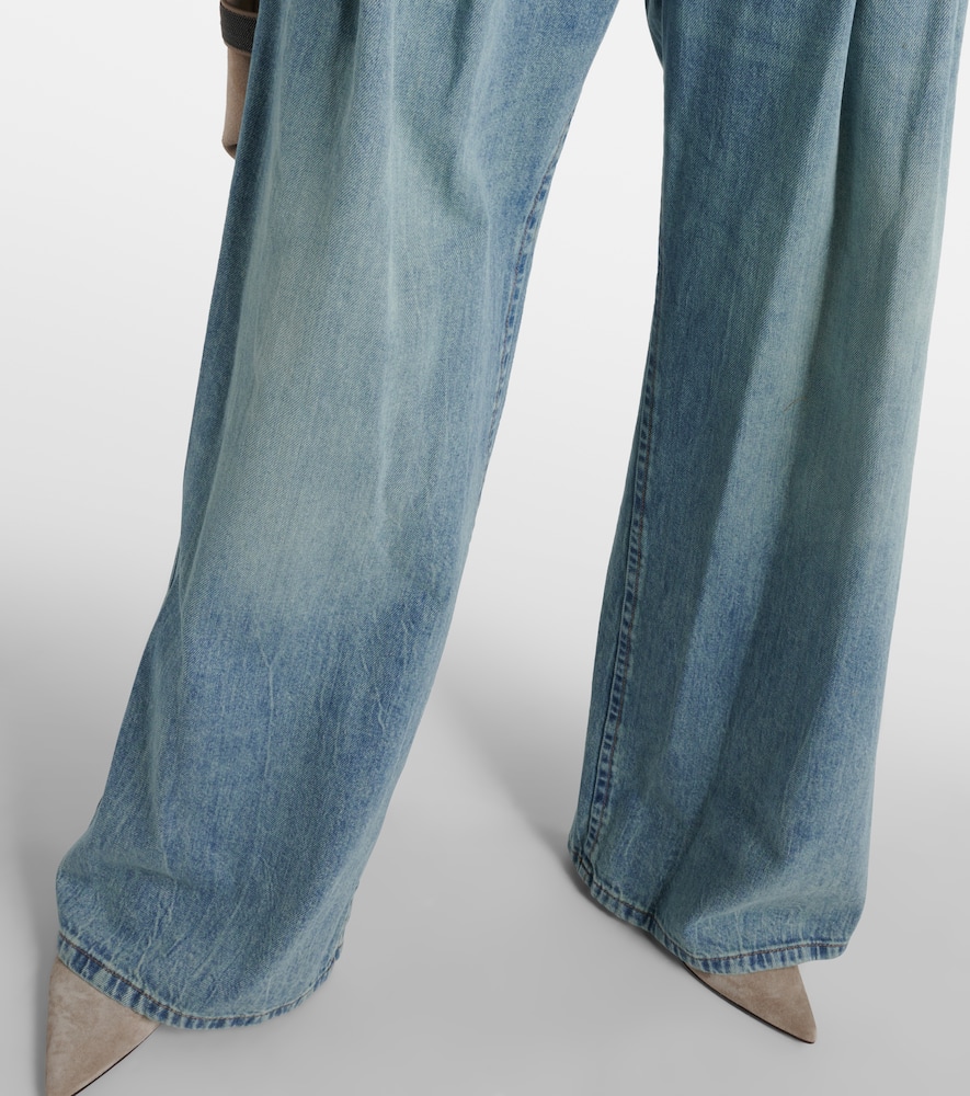 High-rise wide-leg jeans
