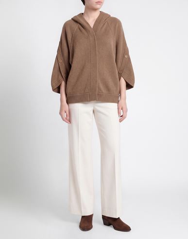 Woman Cardigan Light brown Size M Wool, Cashmere