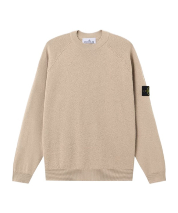 Loose-fit crewneck jumper with raglan sleeves