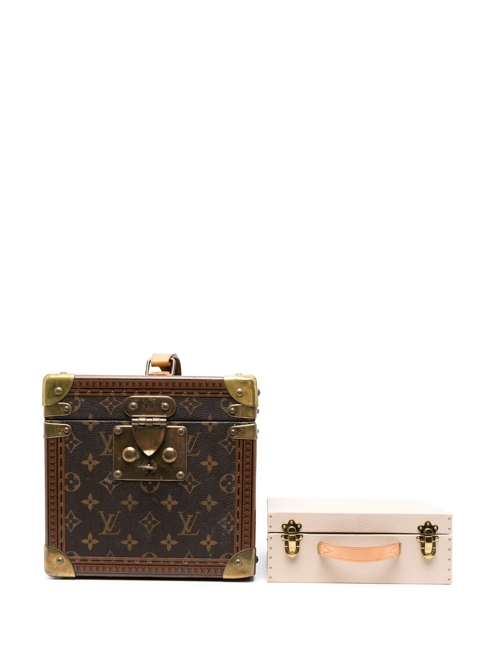 2010s pre-owned monogram vanity case - Brown