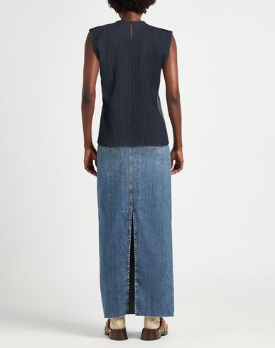 Woman Top Navy Size 8 Acetate, Viscose, Polyester