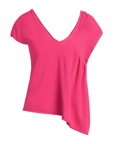 Liviana Conti Woman Sweater Fuchsia Size 10 Viscose, Polyamide, Elastane