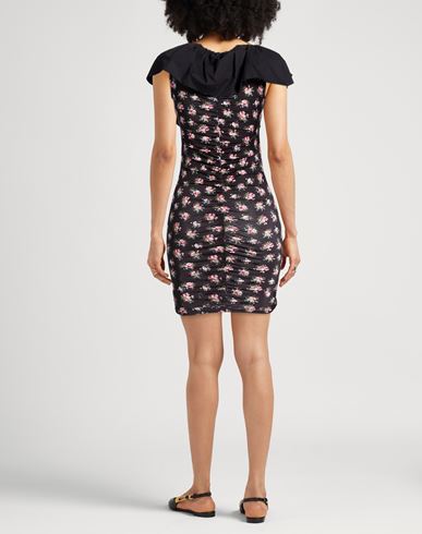 Woman Mini dress Black Size 6 Polyester, Elastane