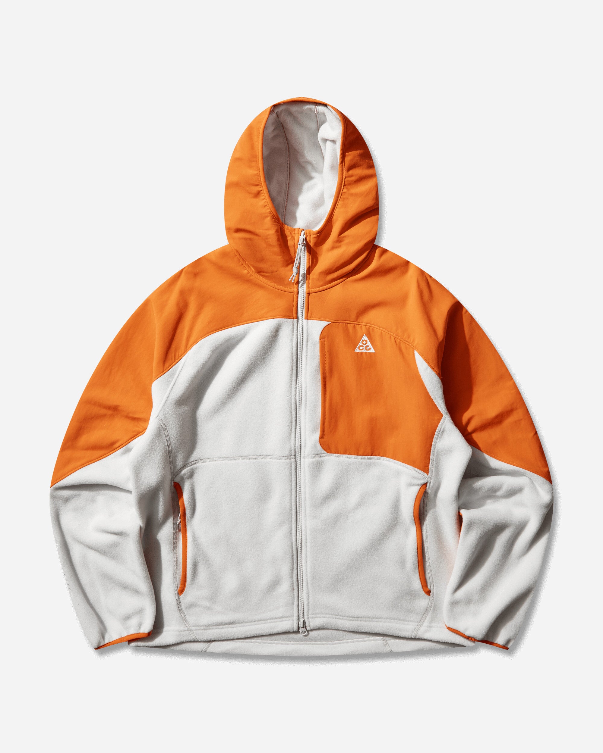 Sweatshirt Nike ACG "Wolf Tree" Plus Full-Zip Hooded Mid Layer Safety Orange/ Photon Dust/ Summit White