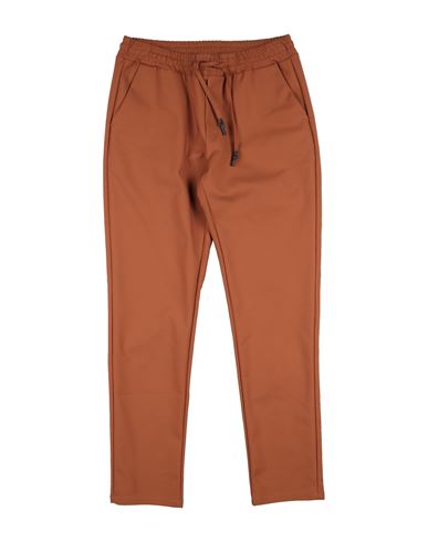 Kid Boy Pants Brown Size 16 Cotton, Nylon, Elastane