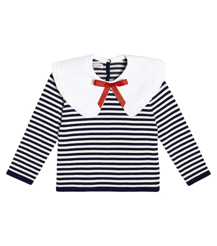 Morissa striped cotton sweater