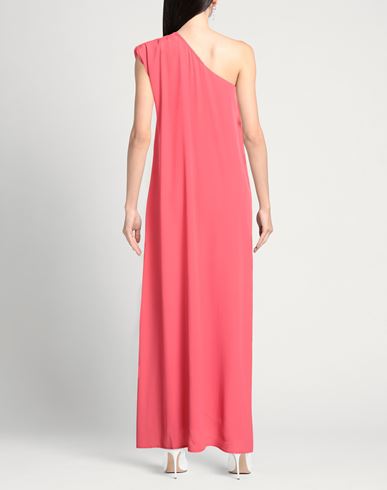 Même Road Woman Maxi dress Coral Size 6 Acetate, Silk