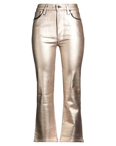 Woman Jeans Bronze Size 25 Cotton, Recycled cotton, Recycled polyester, Modal, Elastane