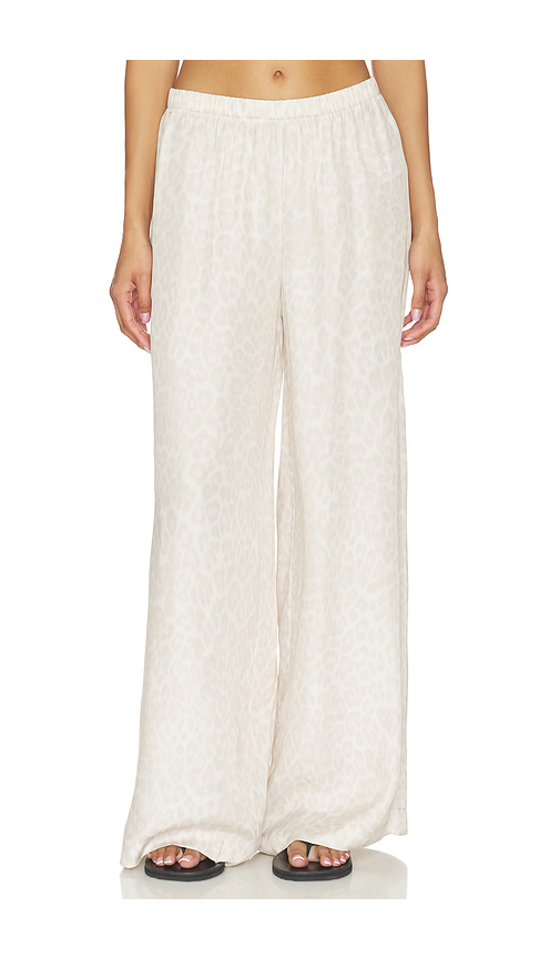 ANINE BING Roslyn Pant in Neutral. XS. Also in