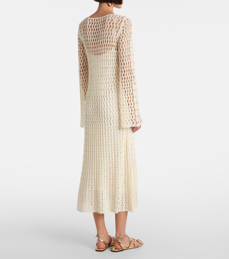 Jemmy open-knit maxi dress