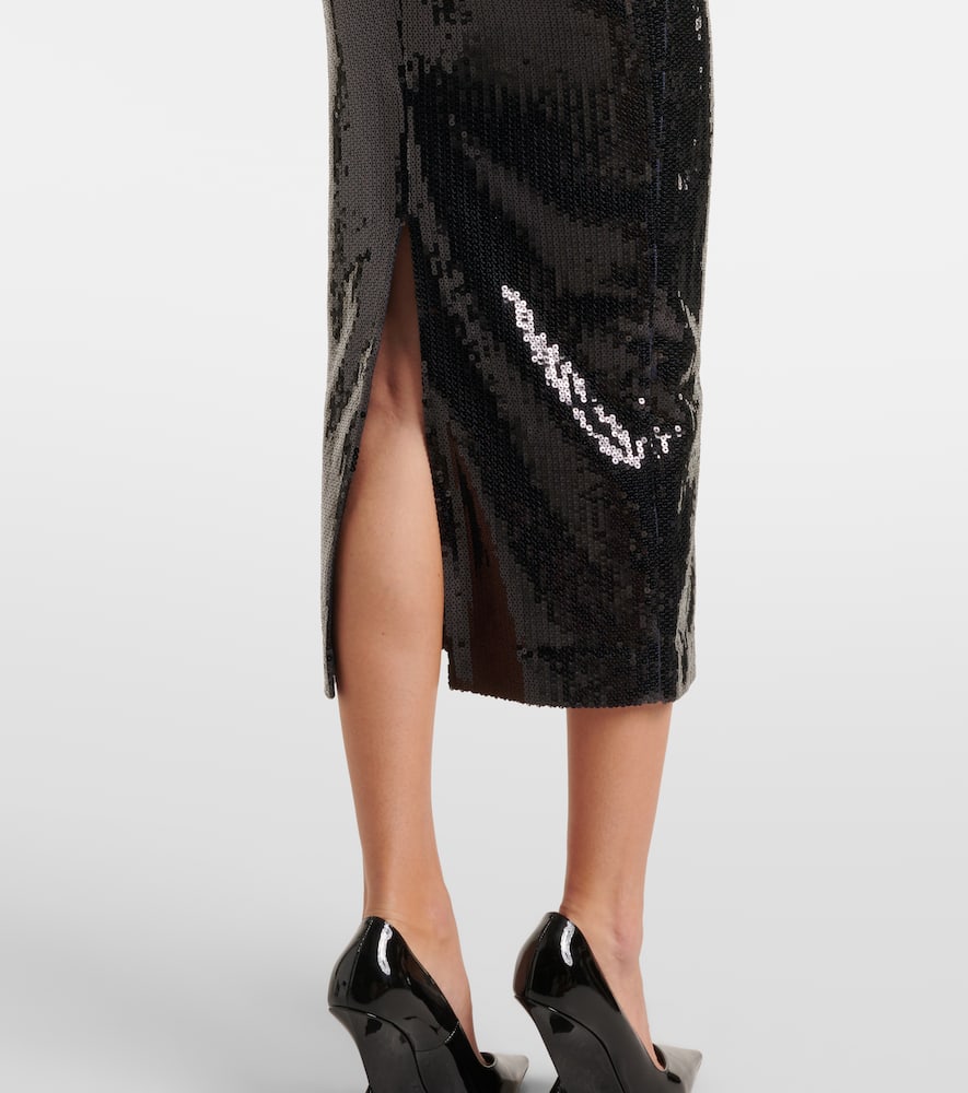 Alex Perry Draped satin bustier gown