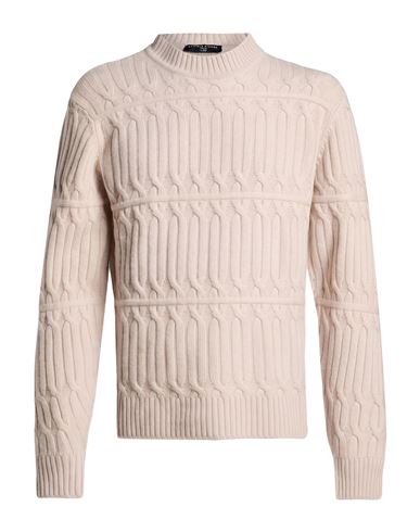 Man Sweater Beige Size L Merino Wool