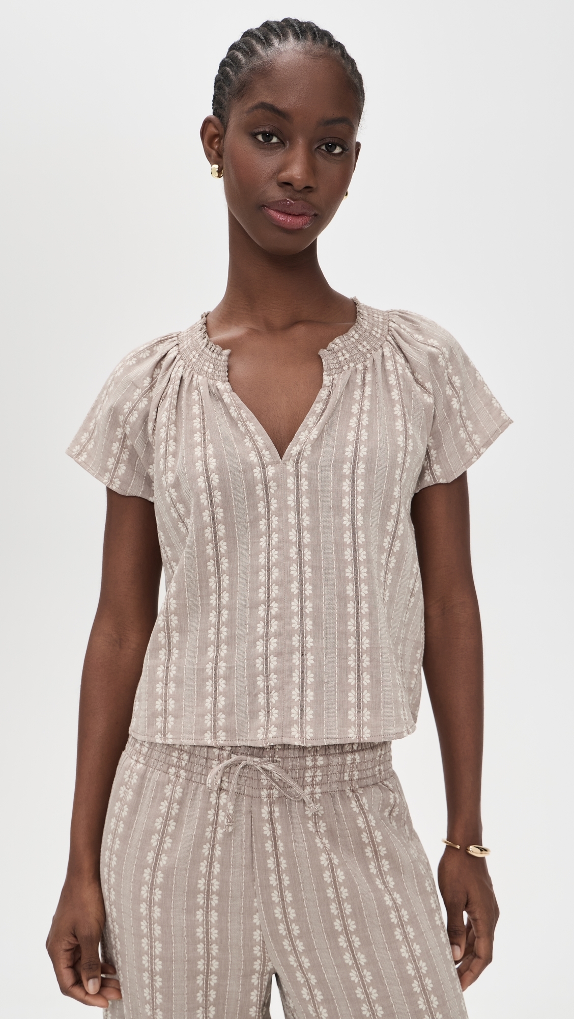 Meadow Blouse Light Wicker