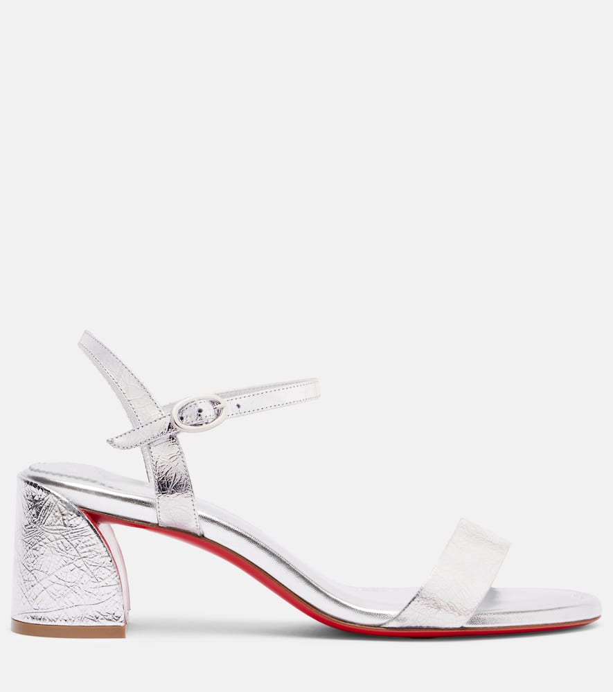 Miss Jane 55 metallic leather sandals