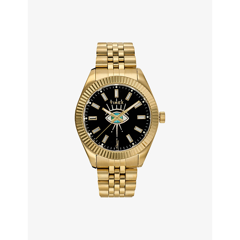 Womens x Jacquie Aiche Eclipse Stainless-Steel Quartz Watch 36mm