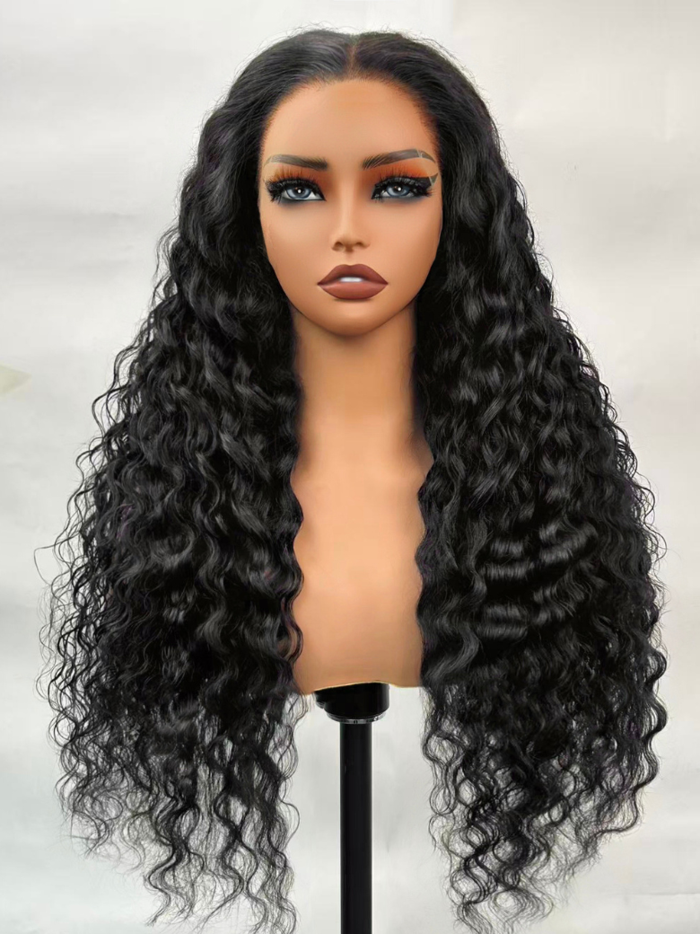 UNice 13x4 Bye Bye Slip™ Lace Frontal Soft Water Wave Glueless Wig with Fluffy Loose Curly End