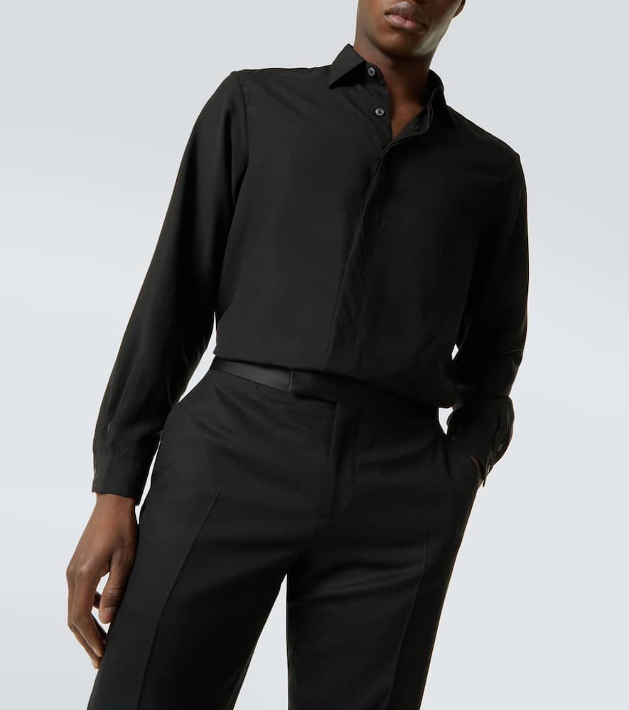 Tencel and linen shirt