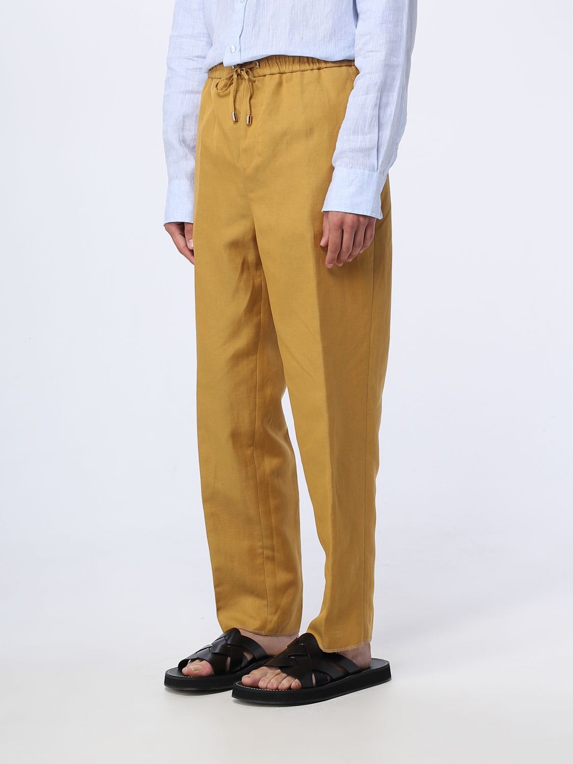 Pants Men color Ocher