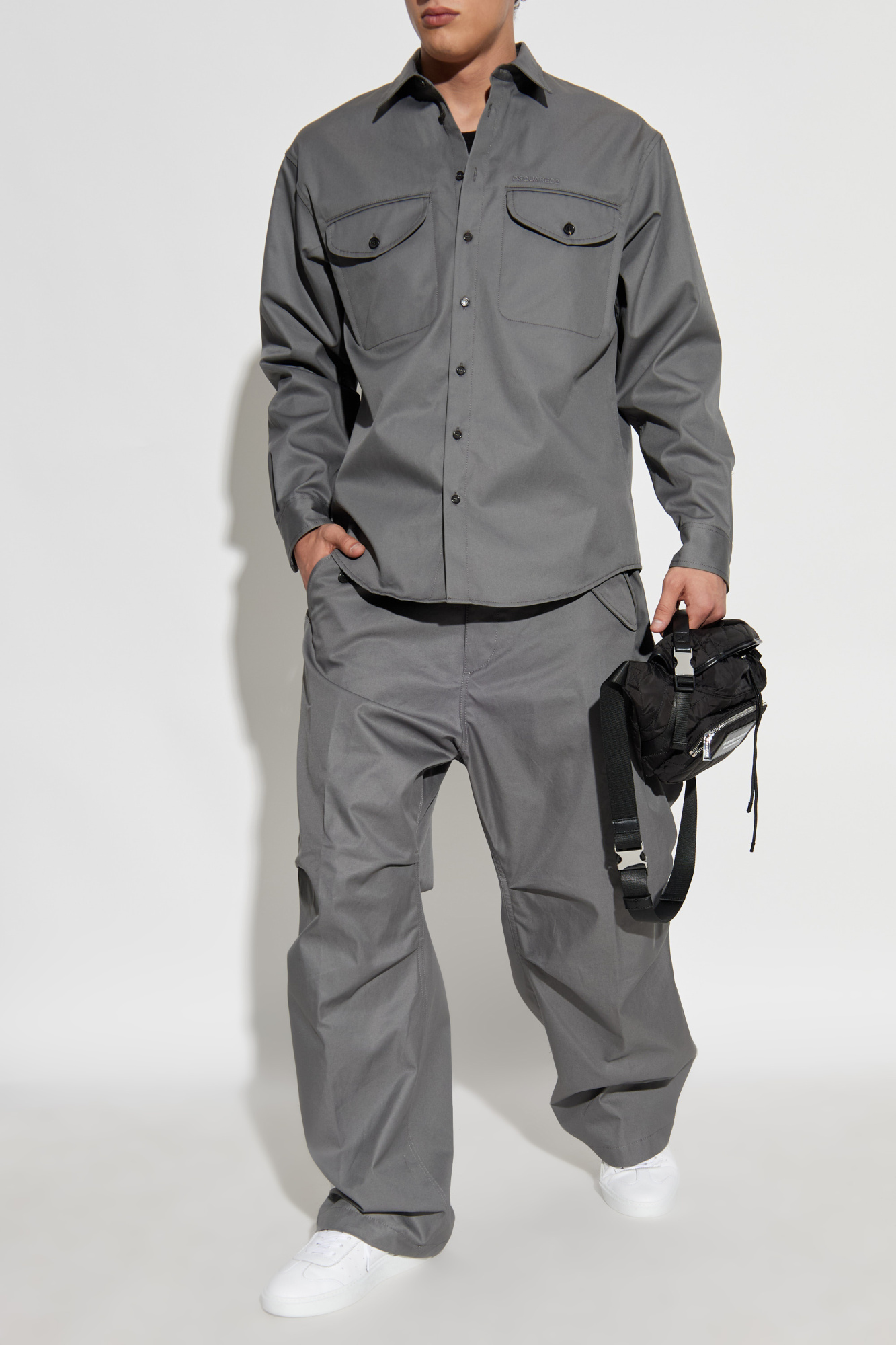 "Utility" Trousers, Men's, Grey