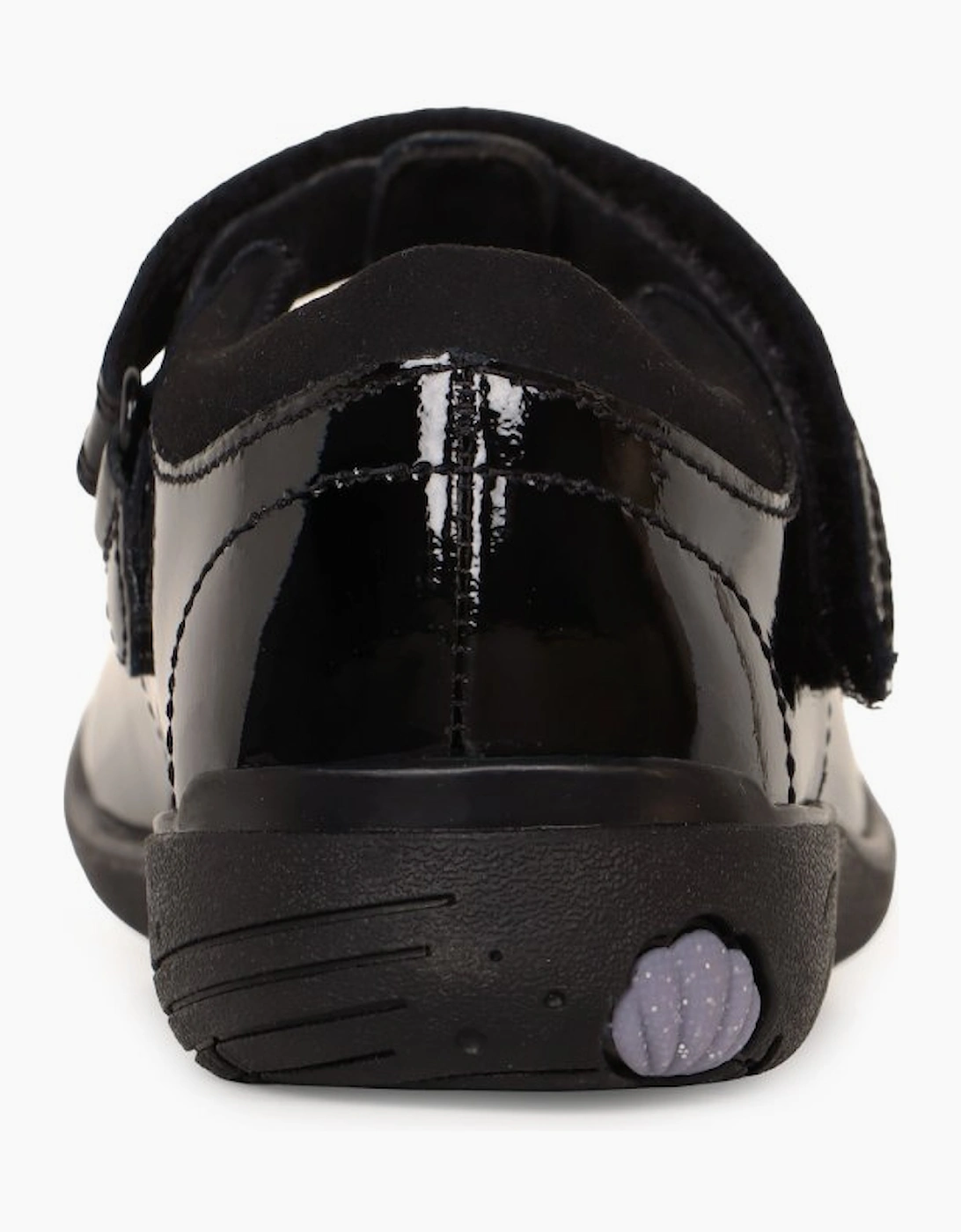 Clarks Girl's Relda Magic K Girls School Shoes - Black - : 9/F Standard