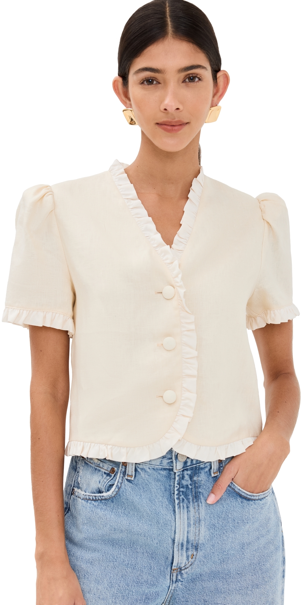 Bess Linen Top