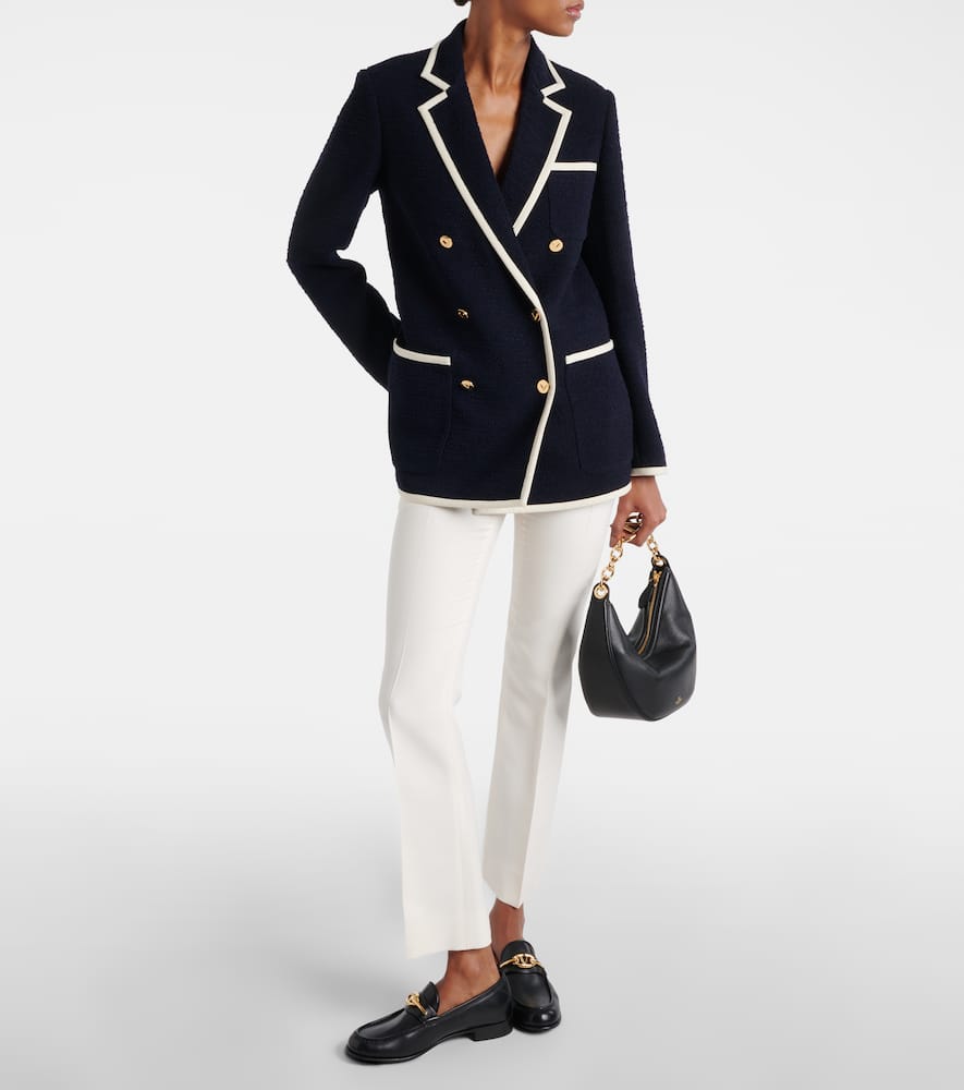 Crêpe Couture mid-rise slim pants