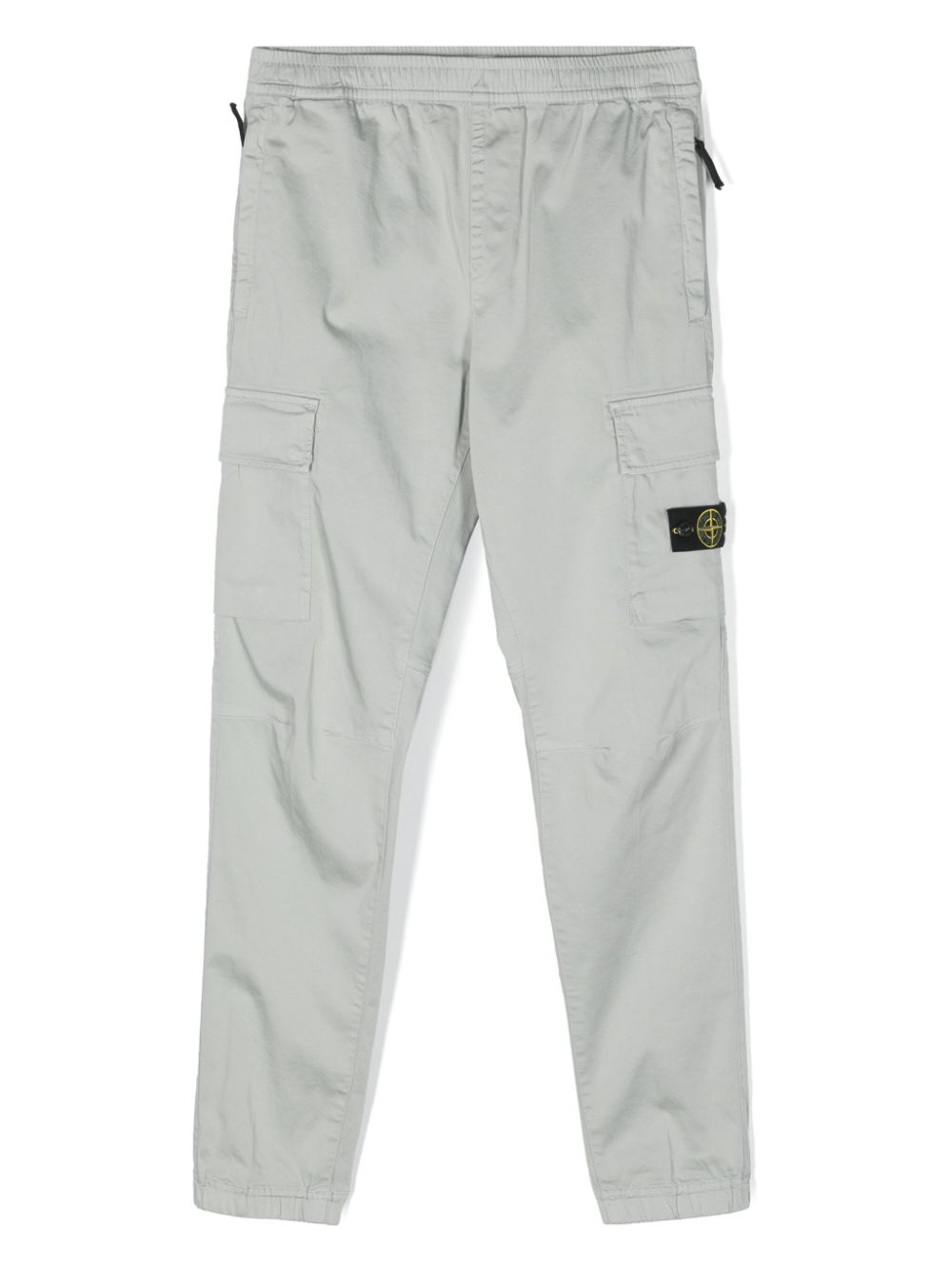 Mid-rise tapered trousers - Grey