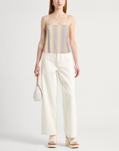 Woman Top Sand Size 4 Viscose, Polyamide