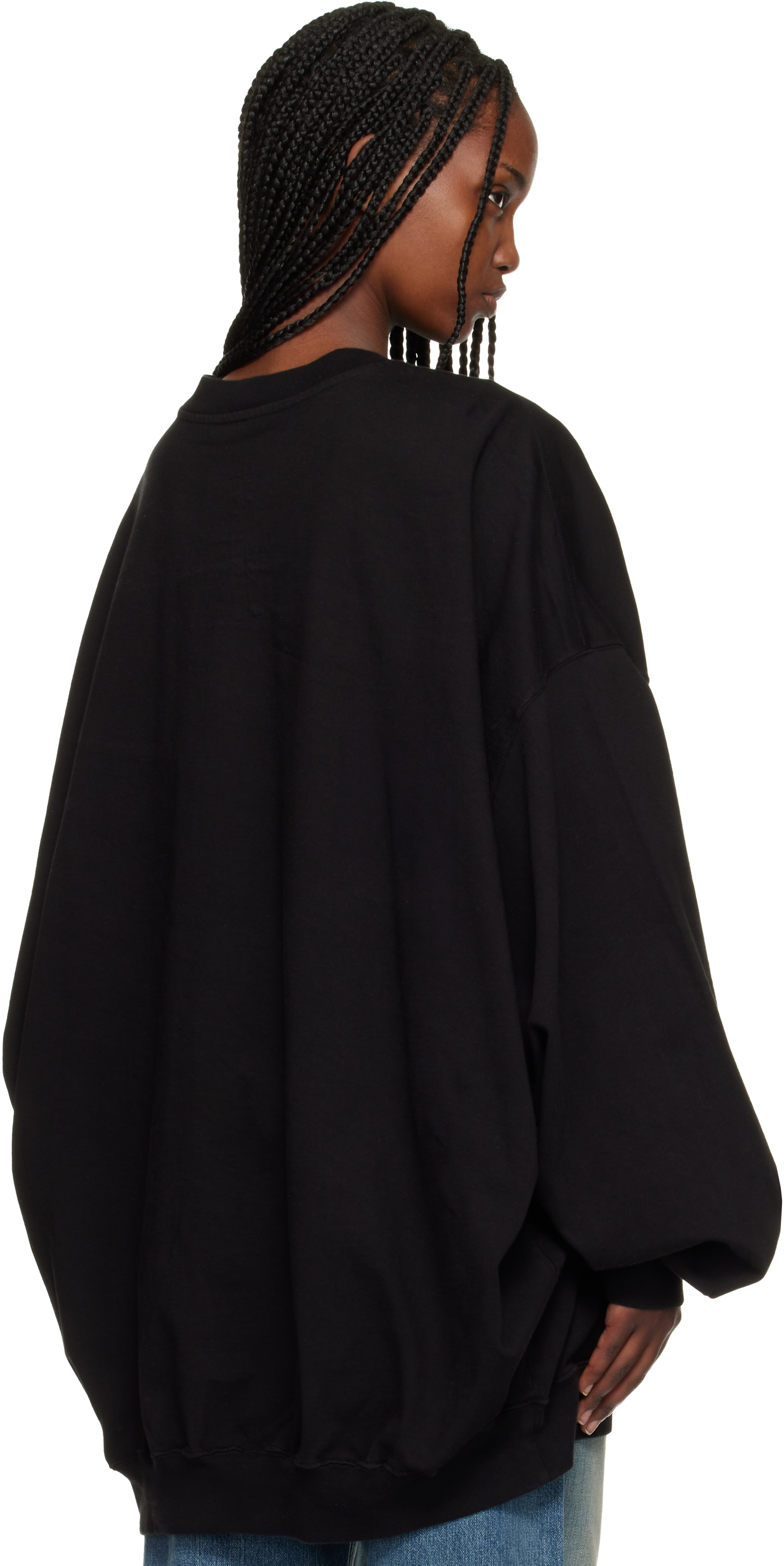 Black Temple Hun Crewneck Sweatshirt