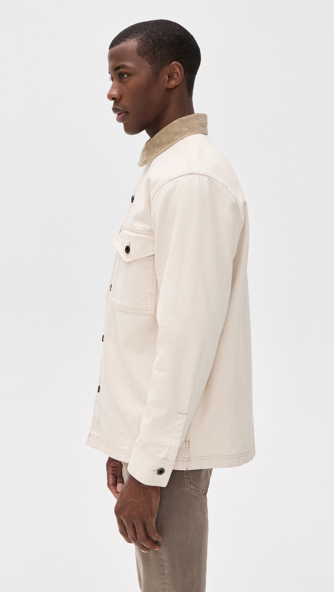 Jac Rustic Canvas Shirt Natural Seed