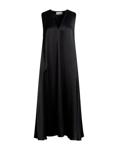 Officine Générale Woman Midi dress Black Size S Viscose