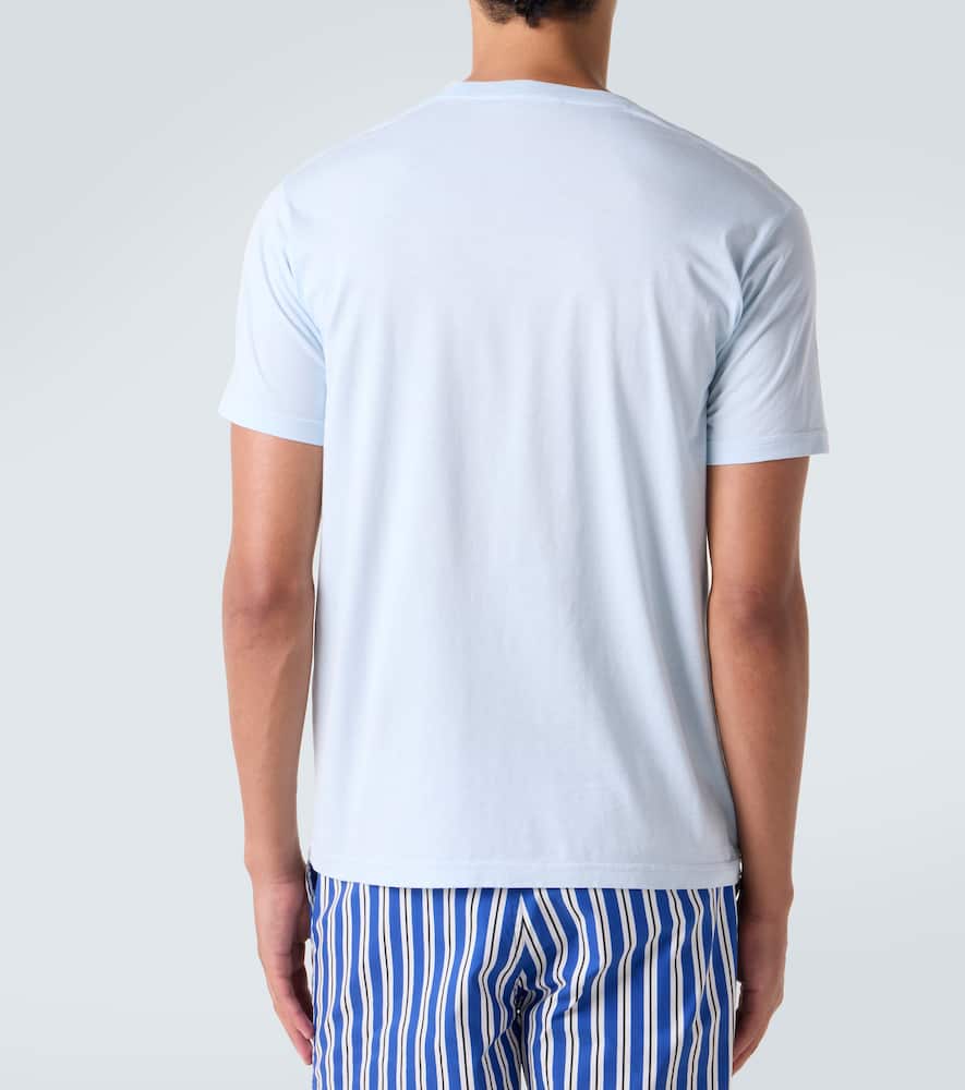 Cotton and silk jersey T-shirt