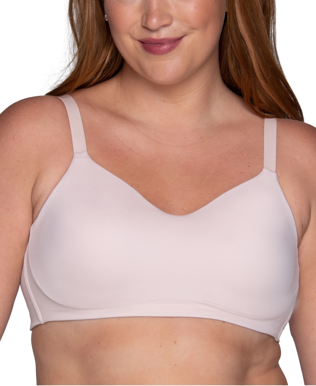 Women's Beauty Back Simple Sizing Wireless Bra 72118 - Sheer Quartz
