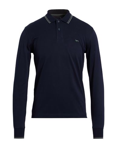 Man Polo shirt Midnight blue Size S Cotton