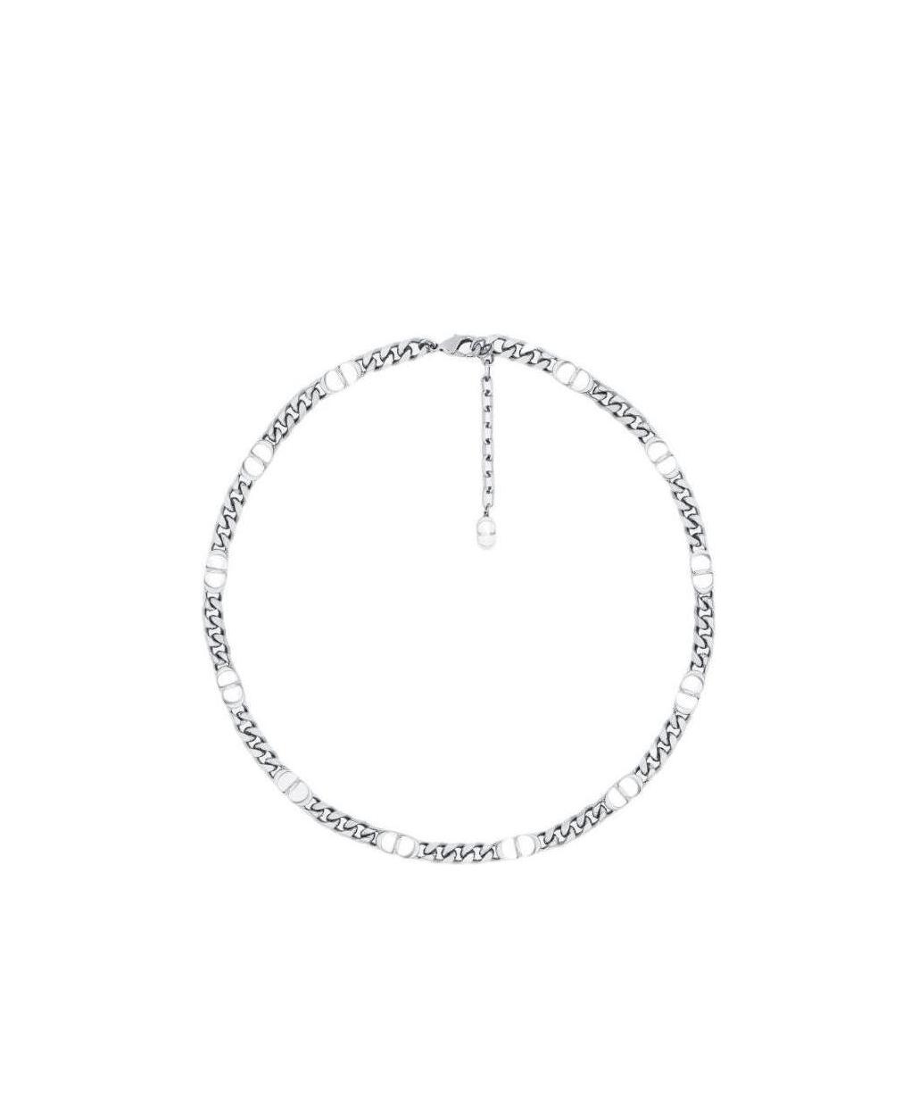 CD Icon Thin Chain Link Necklace
