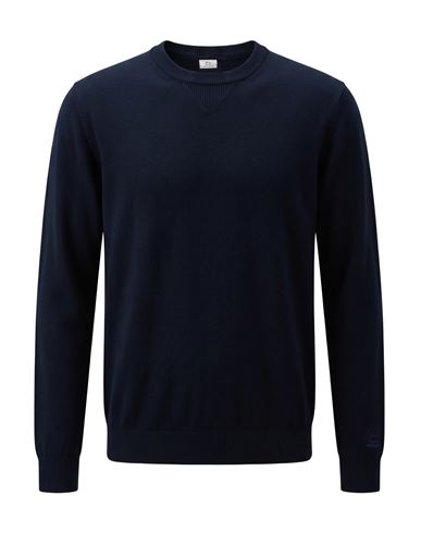 Man Sweater Midnight blue Size S Cotton
