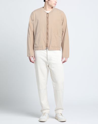 Man Jacket Beige Size S Cotton